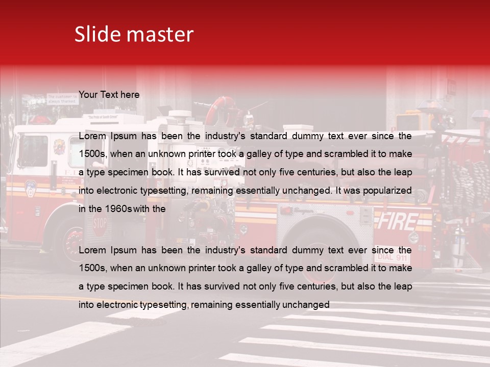 Circulation Courage Manhattan PowerPoint Template