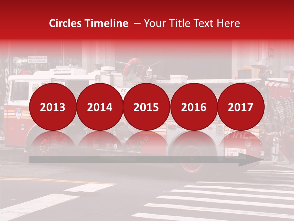 Circulation Courage Manhattan PowerPoint Template