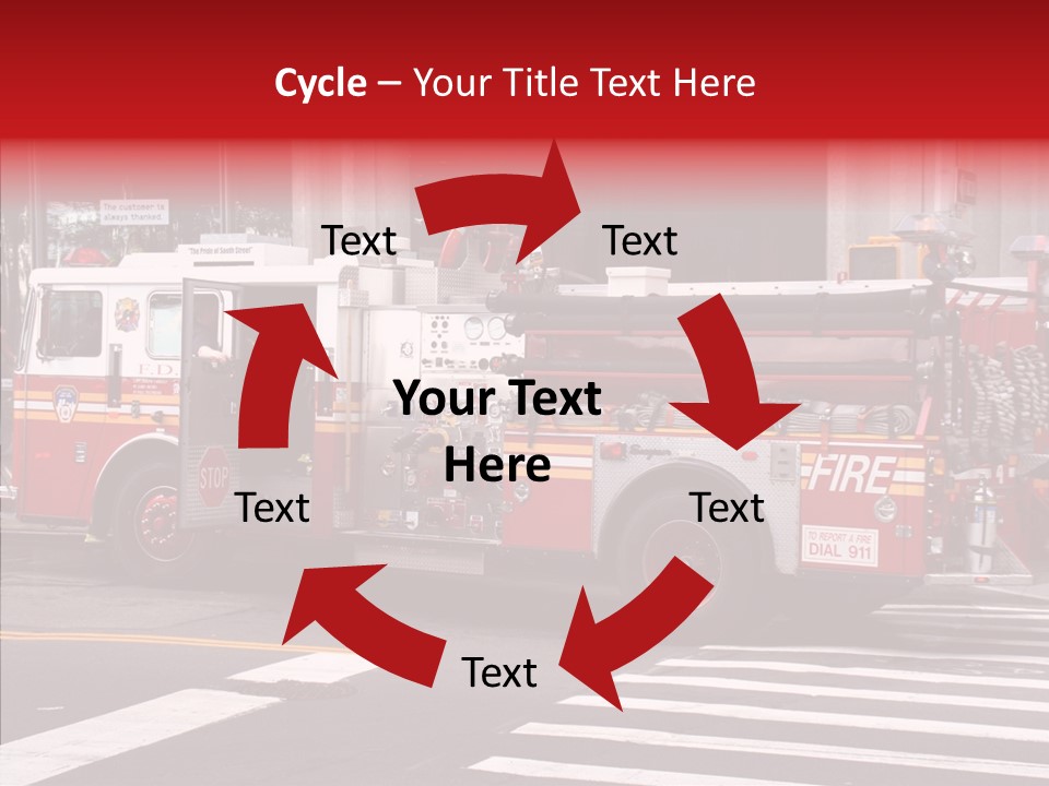 Circulation Courage Manhattan PowerPoint Template