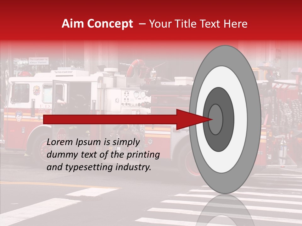 Circulation Courage Manhattan PowerPoint Template