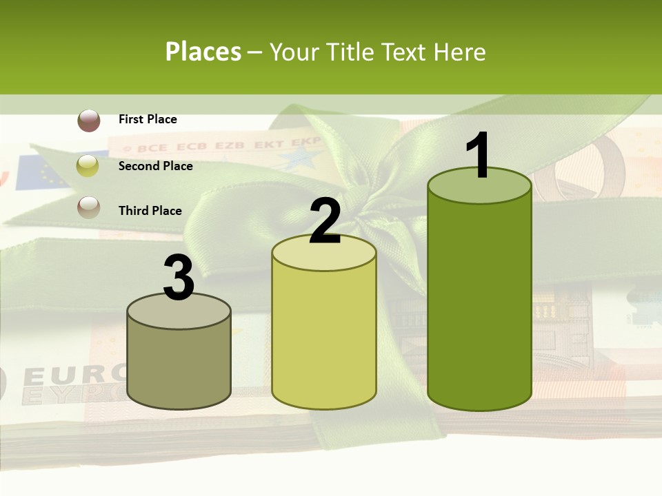 Bundle Of Money Euro PowerPoint Template