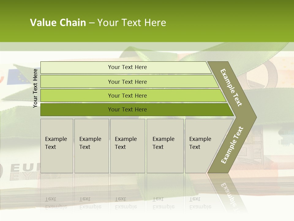 Bundle Of Money Euro PowerPoint Template