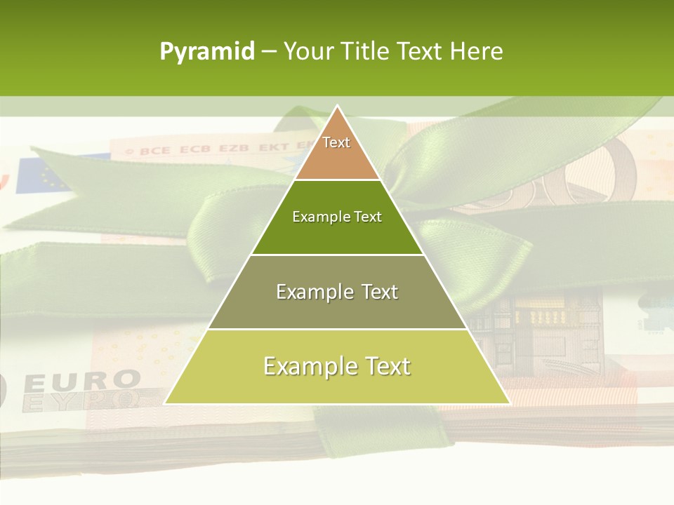 Bundle Of Money Euro PowerPoint Template