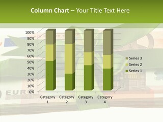 Bundle Of Money Euro PowerPoint Template