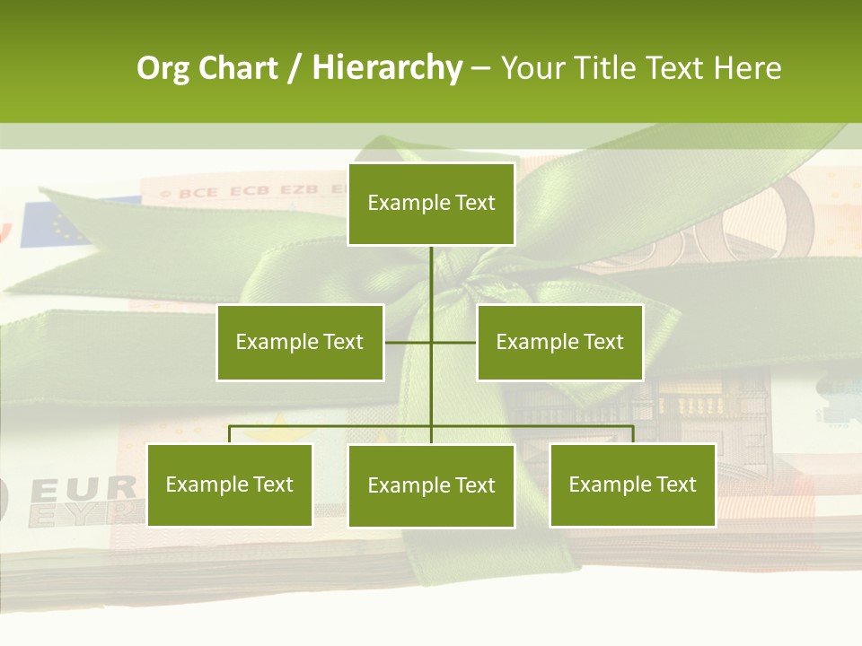 Bundle Of Money Euro PowerPoint Template