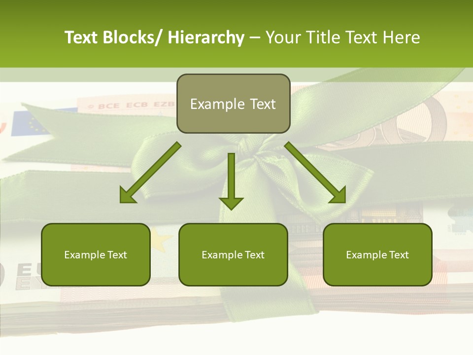 Bundle Of Money Euro PowerPoint Template