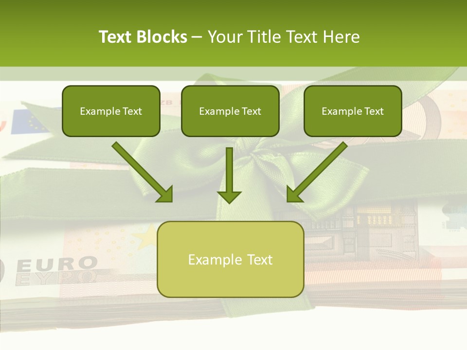 Bundle Of Money Euro PowerPoint Template
