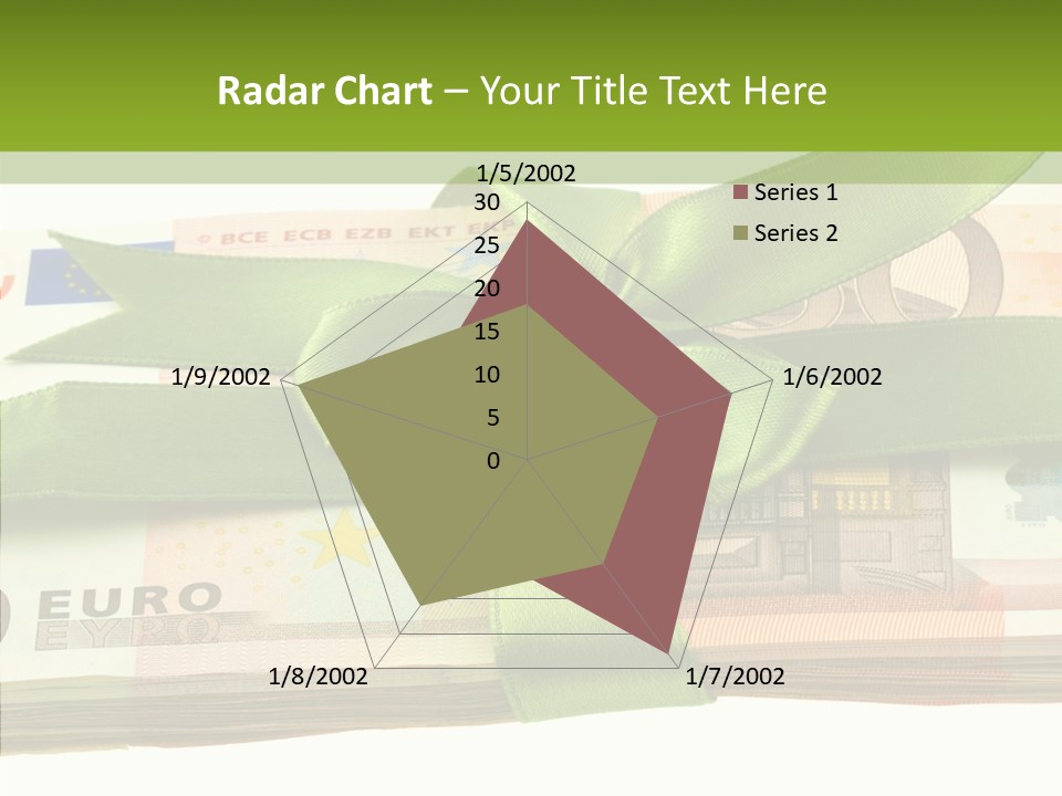 Bundle Of Money Euro PowerPoint Template
