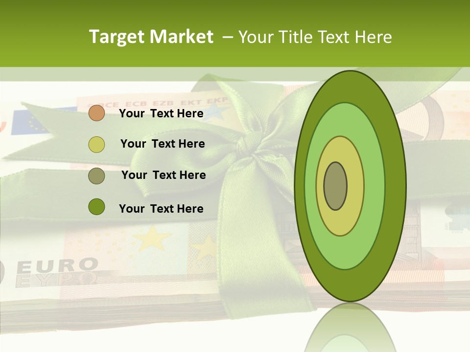 Bundle Of Money Euro PowerPoint Template