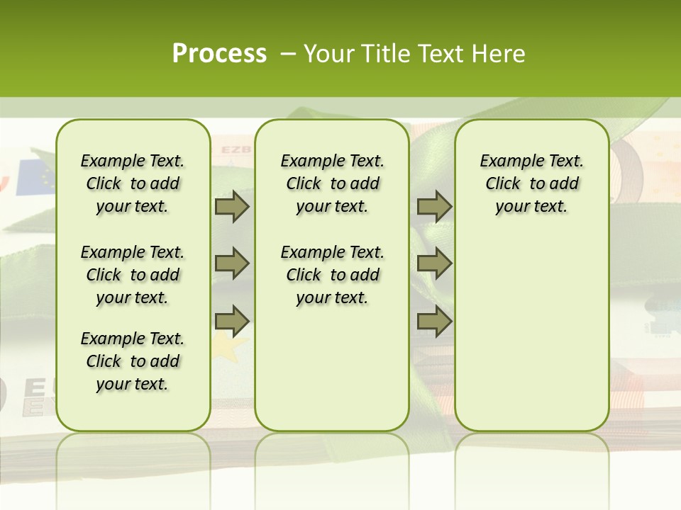 Bundle Of Money Euro PowerPoint Template