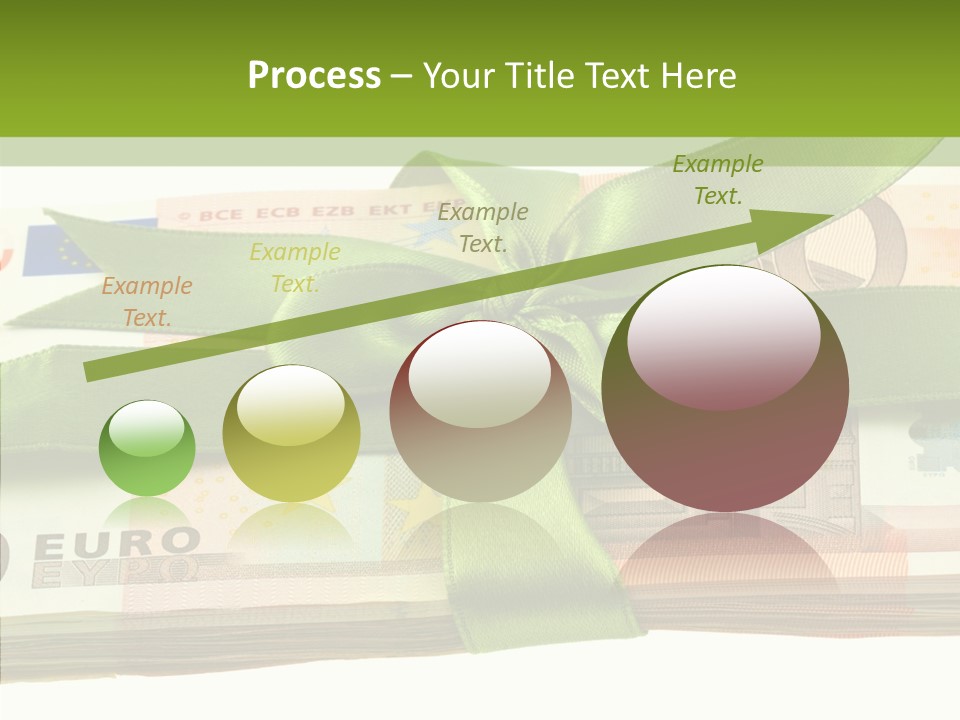 Bundle Of Money Euro PowerPoint Template