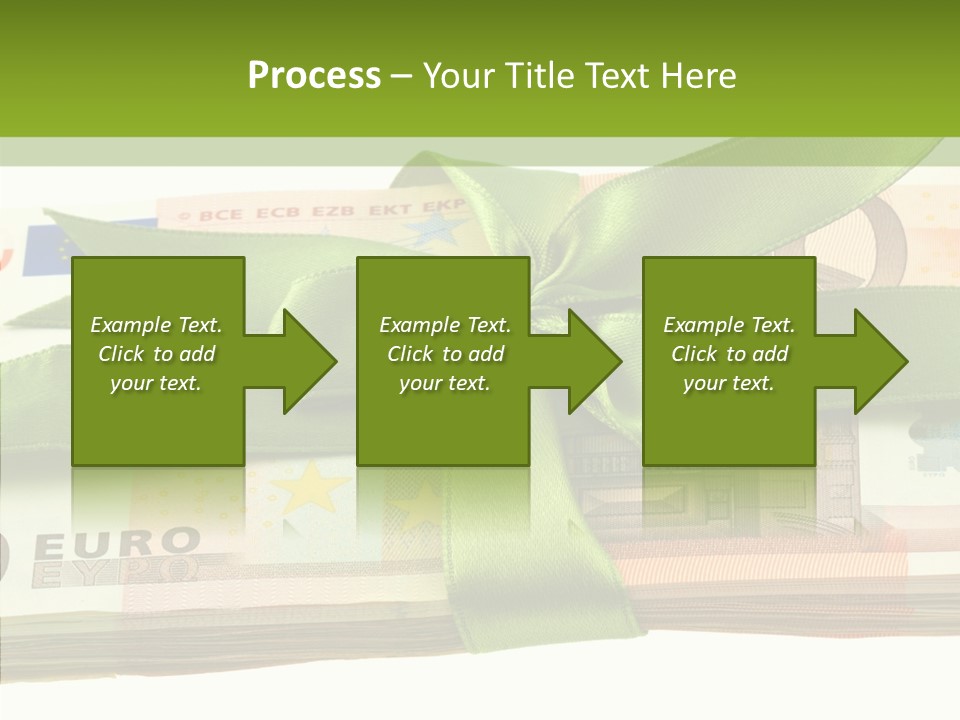 Bundle Of Money Euro PowerPoint Template