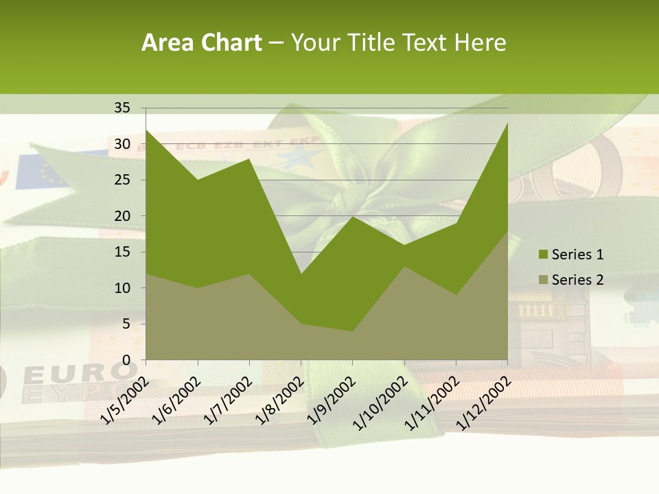 Bundle Of Money Euro PowerPoint Template
