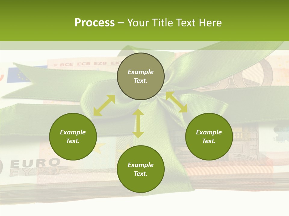 Bundle Of Money Euro PowerPoint Template