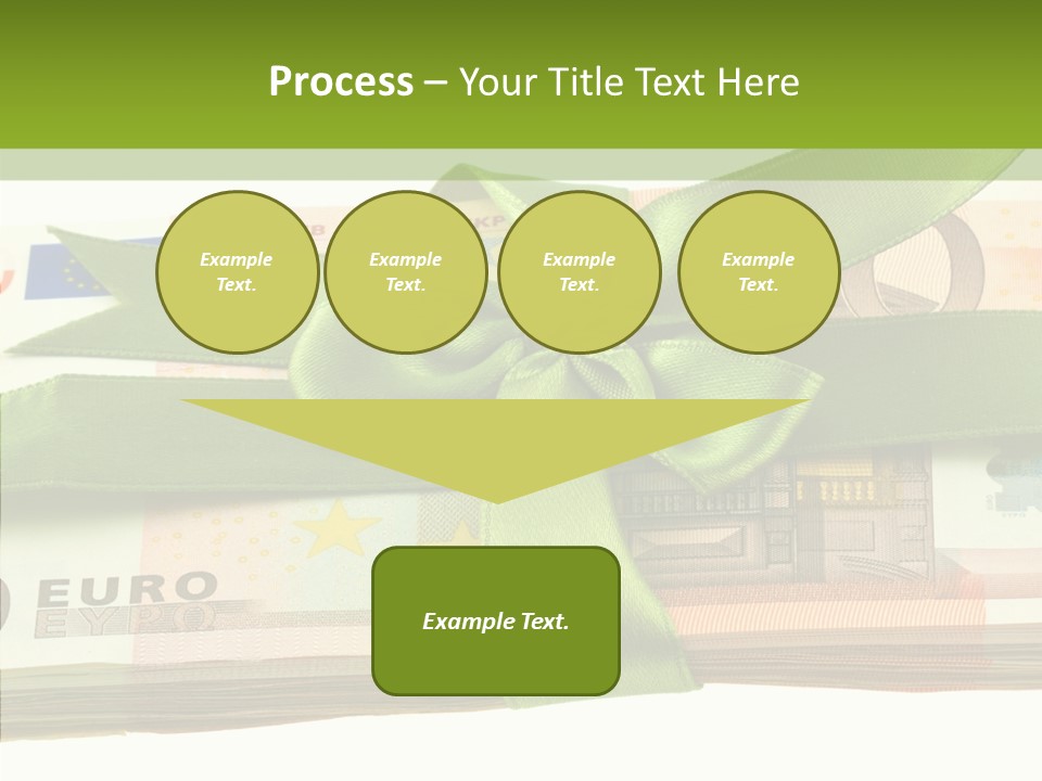 Bundle Of Money Euro PowerPoint Template