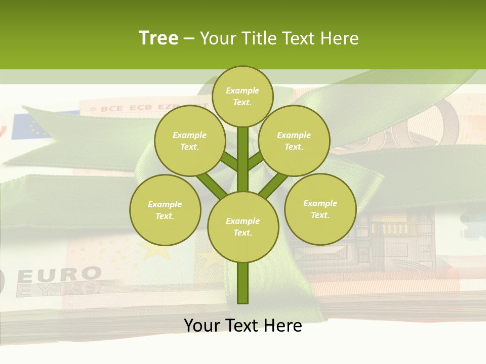 Bundle Of Money Euro PowerPoint Template