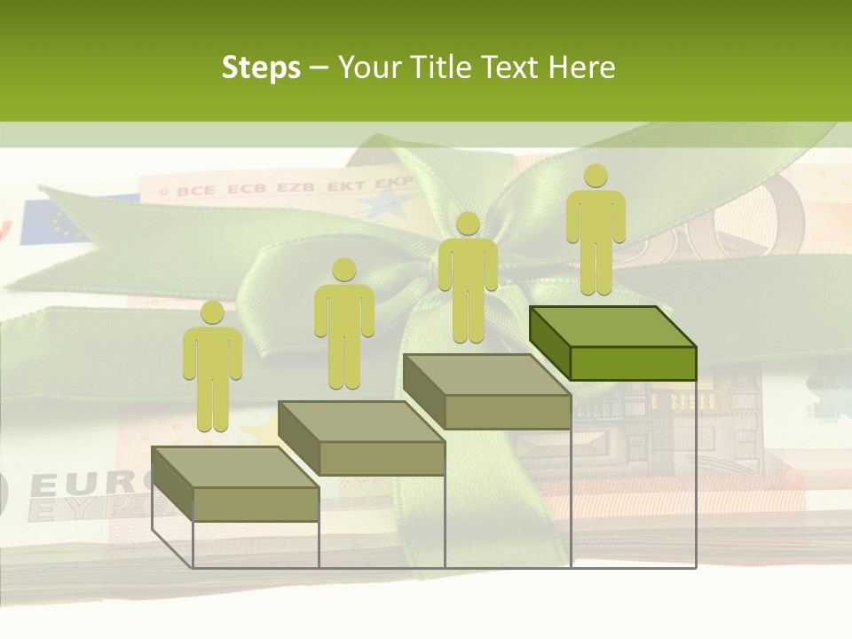 Bundle Of Money Euro PowerPoint Template