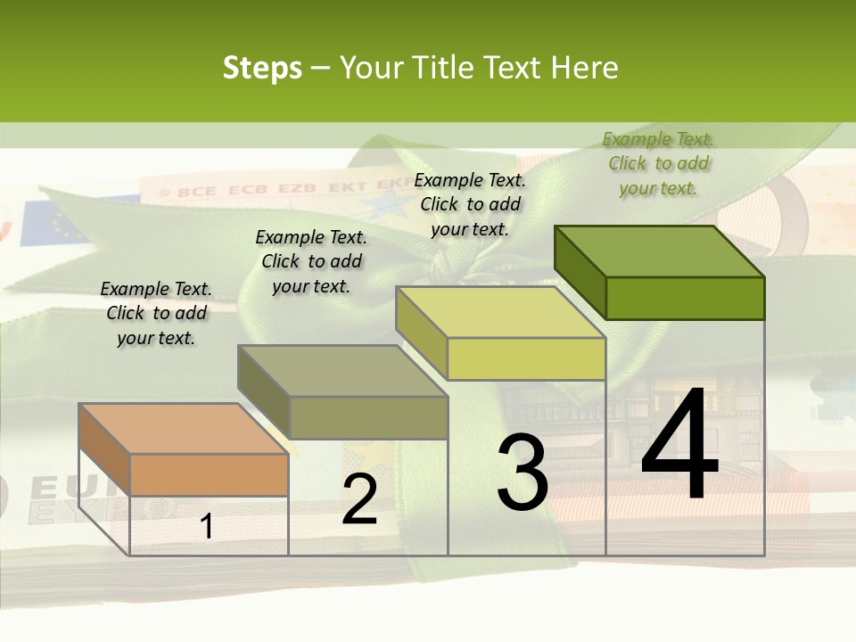 Bundle Of Money Euro PowerPoint Template