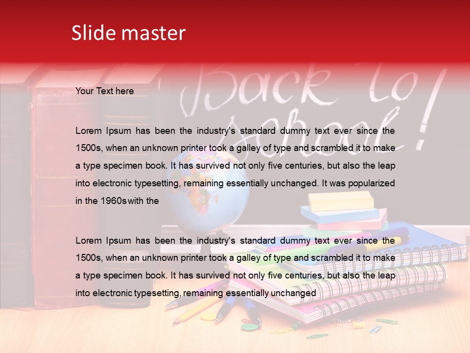 Teaching Accessory Homework PowerPoint Template