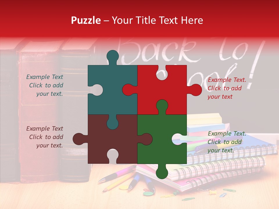 Teaching Accessory Homework PowerPoint Template
