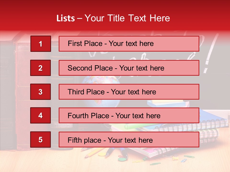 Teaching Accessory Homework PowerPoint Template