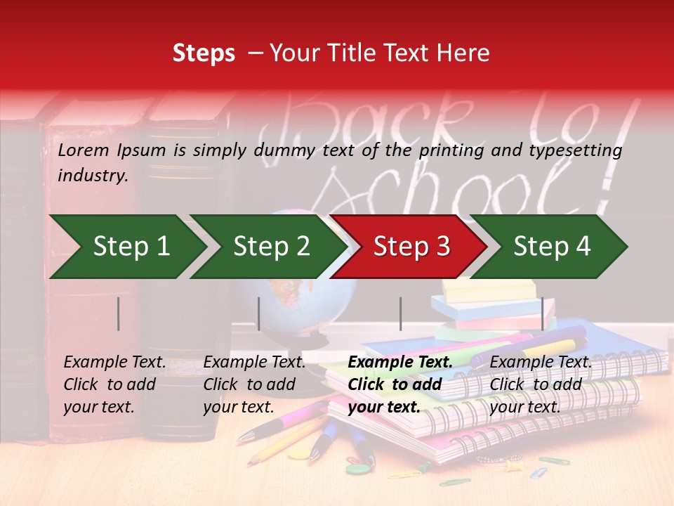 Teaching Accessory Homework PowerPoint Template