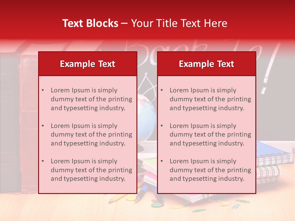 Teaching Accessory Homework PowerPoint Template