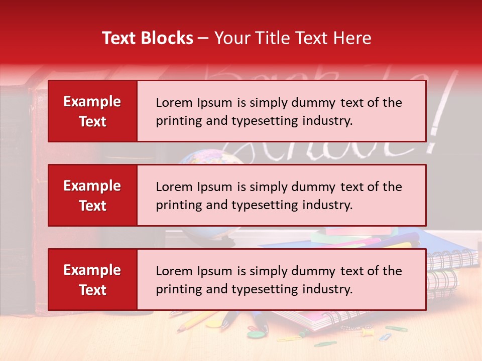Teaching Accessory Homework PowerPoint Template
