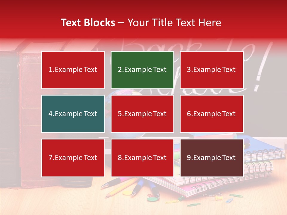 Teaching Accessory Homework PowerPoint Template