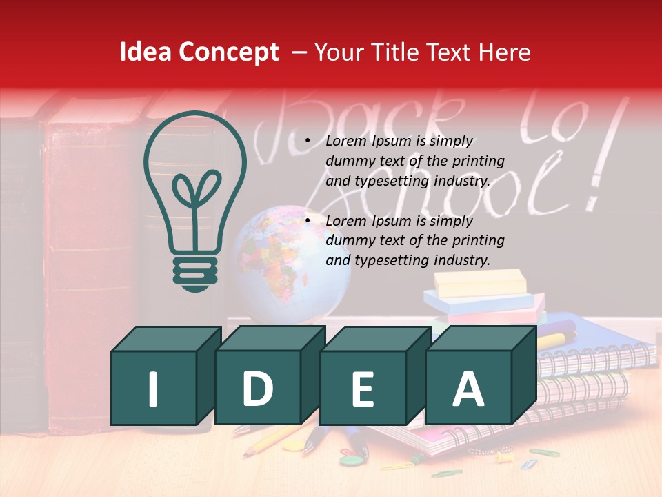 Teaching Accessory Homework PowerPoint Template