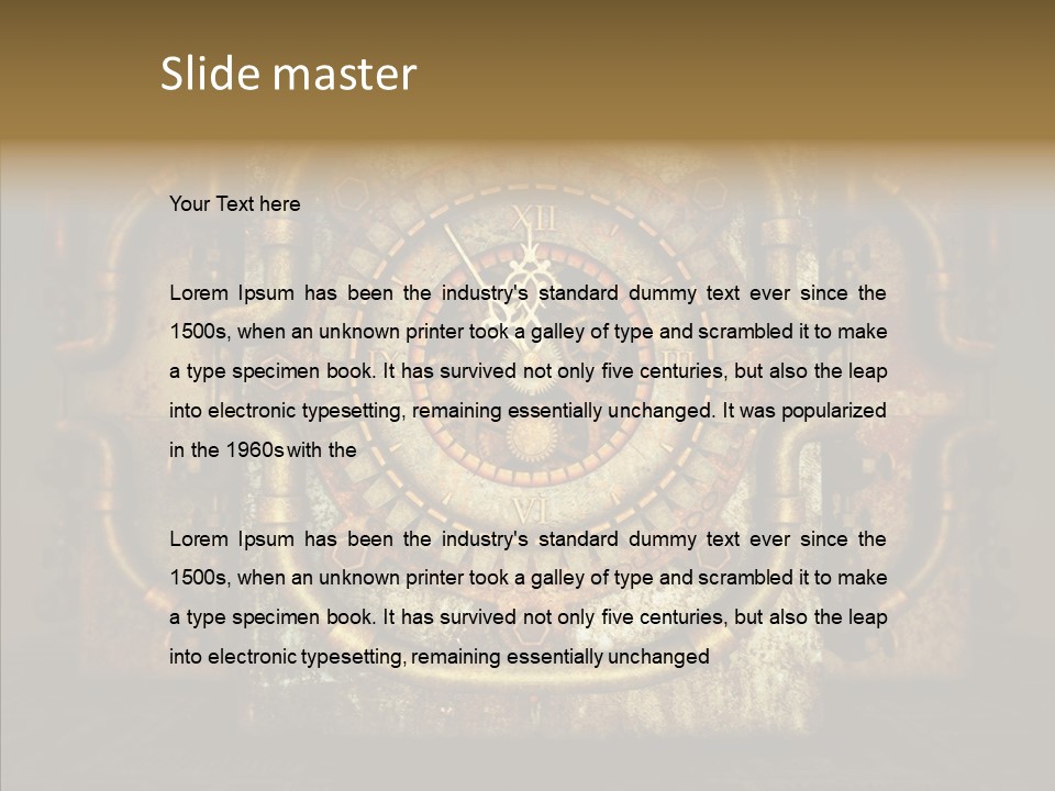 Eleven Fifty-Five PowerPoint Template