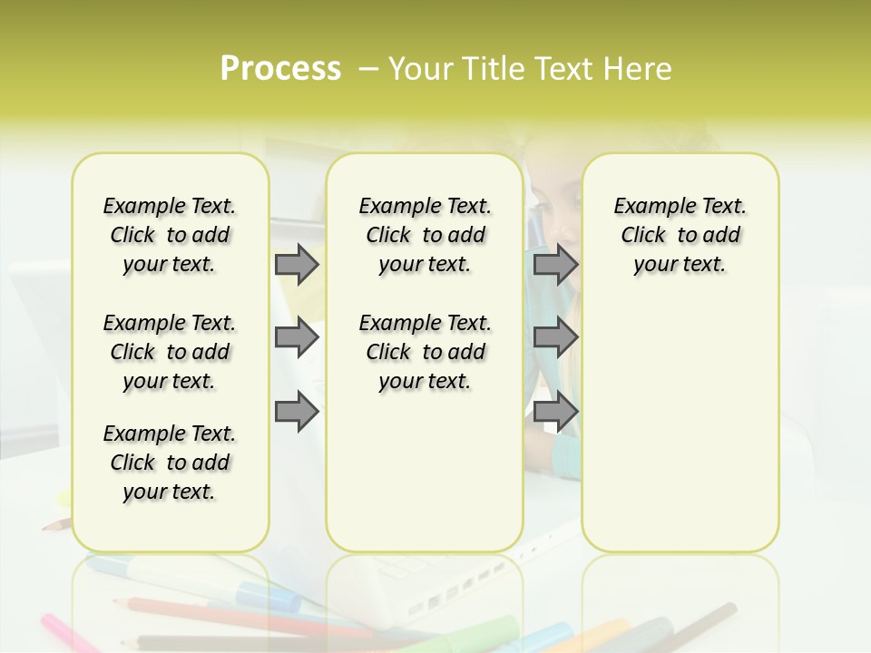 Twins With Laptop PowerPoint Template