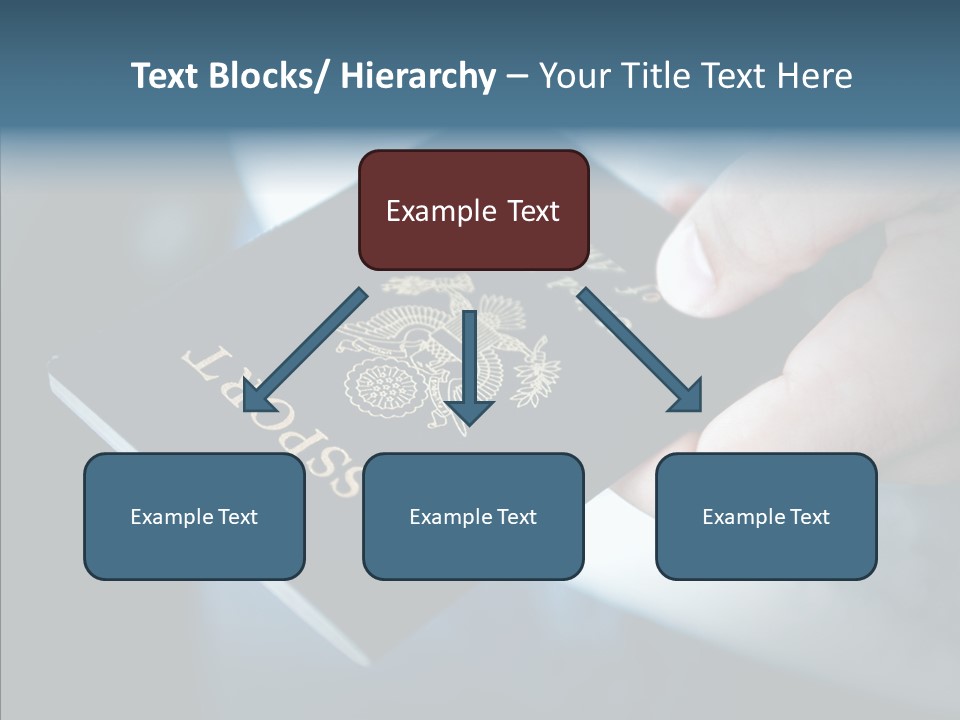 Passport In Hand PowerPoint Template