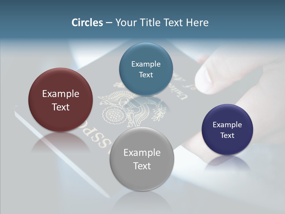 Passport In Hand PowerPoint Template