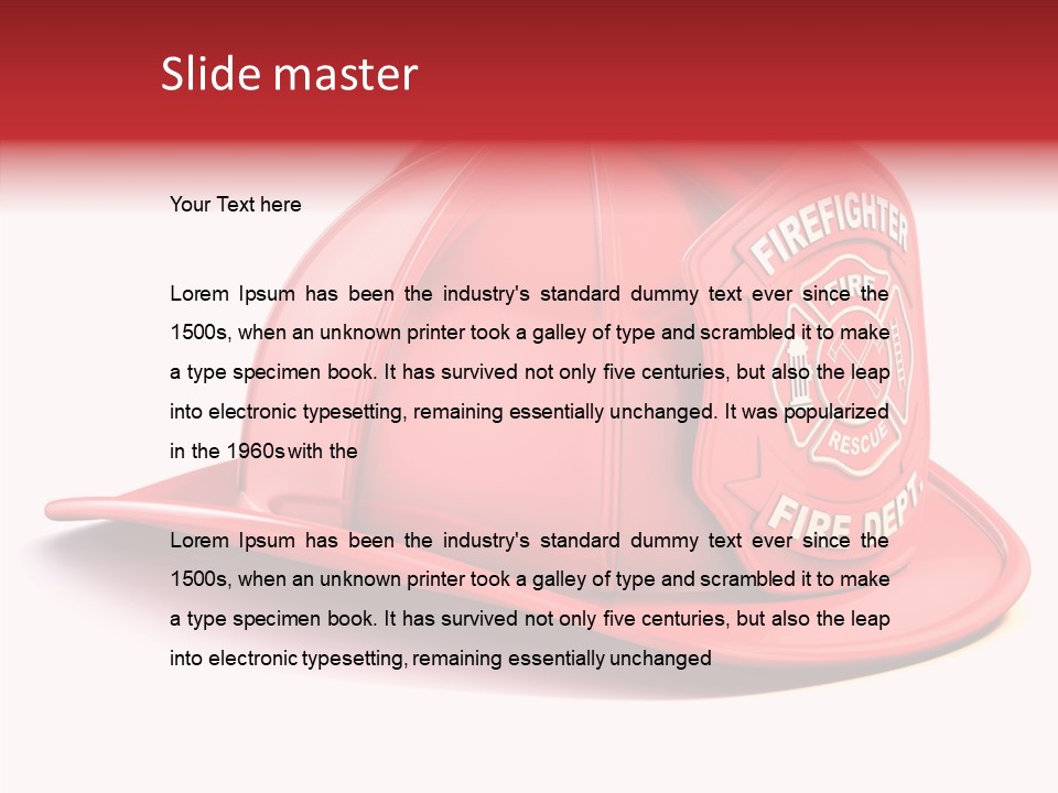 Resistant Hose Rescue PowerPoint Template