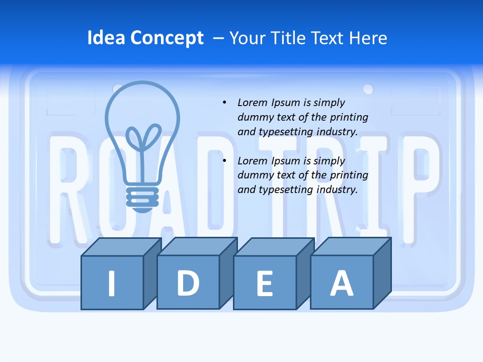 Route Automotive Auto PowerPoint Template