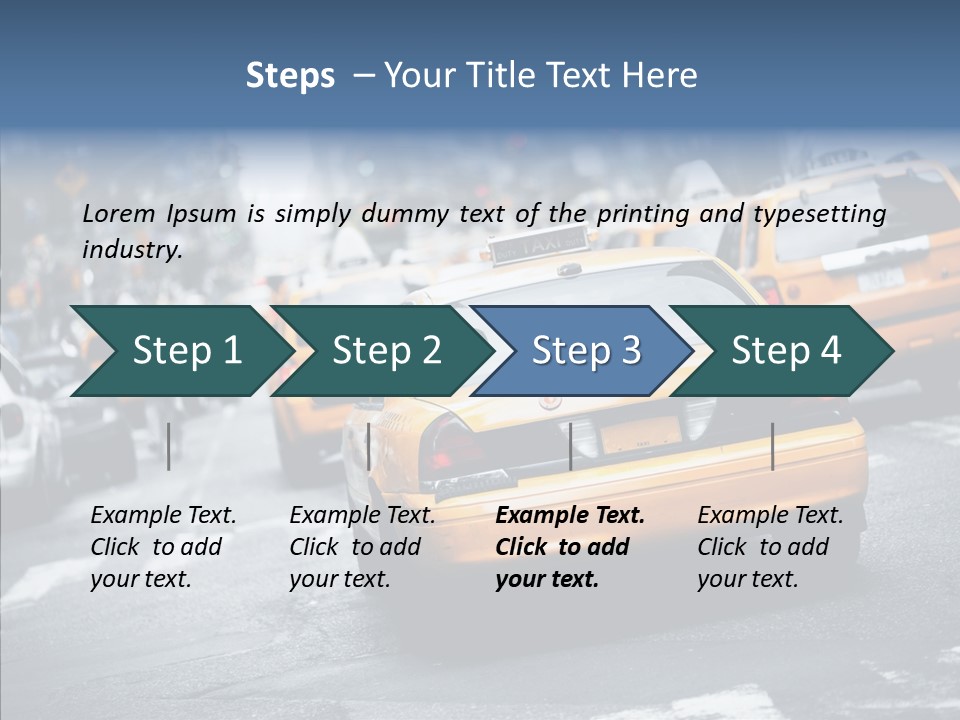 Capital Road Touristy PowerPoint Template