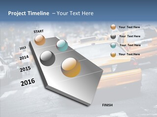 Capital Road Touristy PowerPoint Template