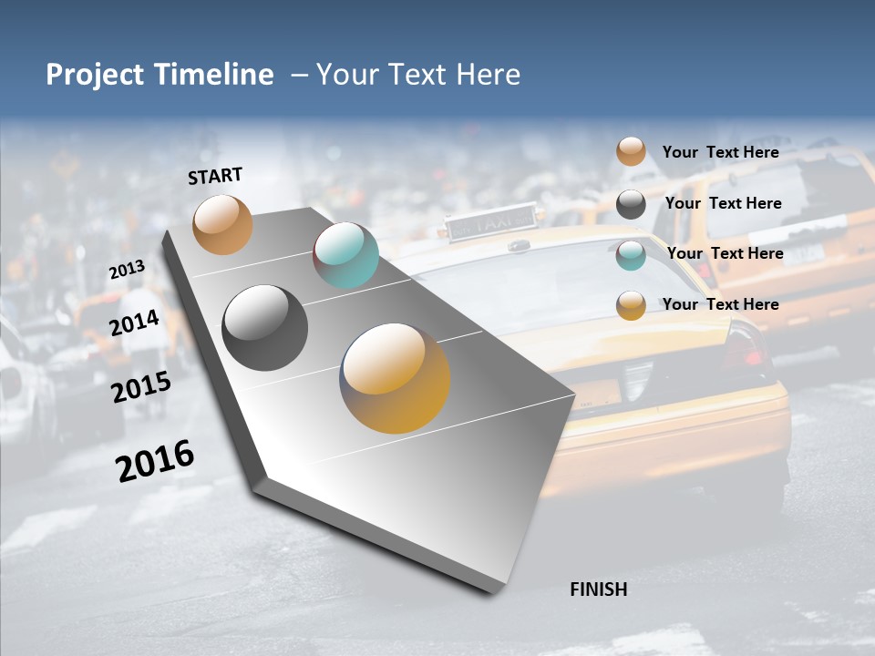 Capital Road Touristy PowerPoint Template