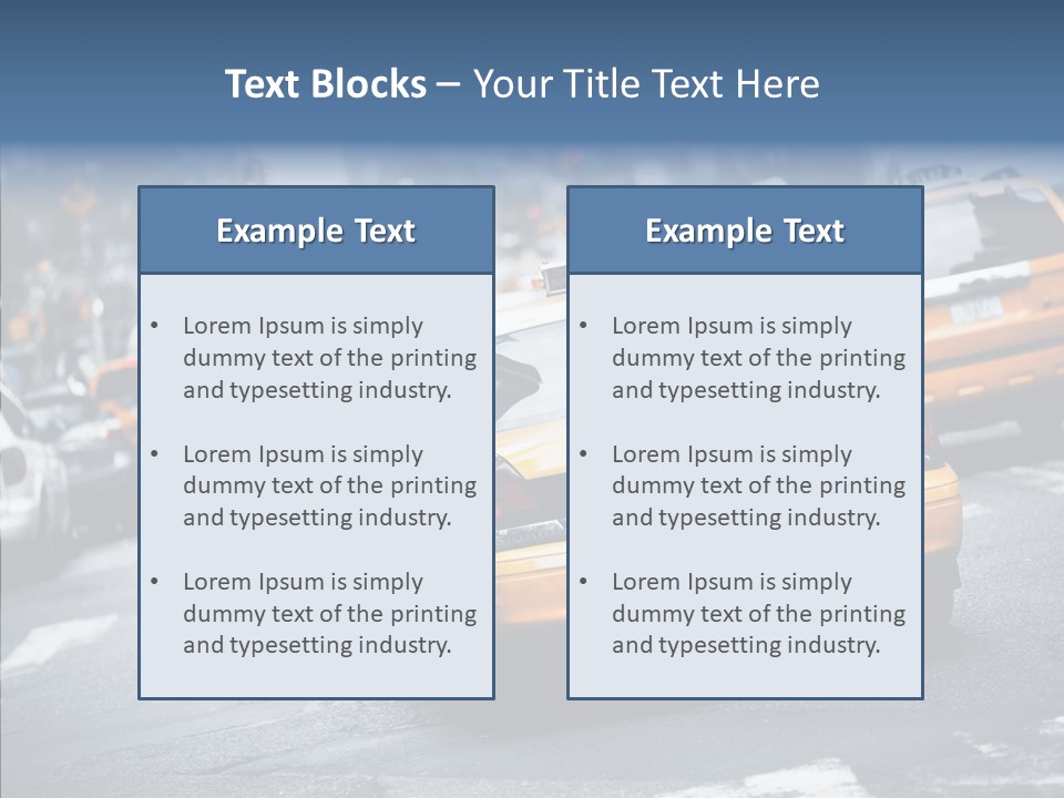 Capital Road Touristy PowerPoint Template