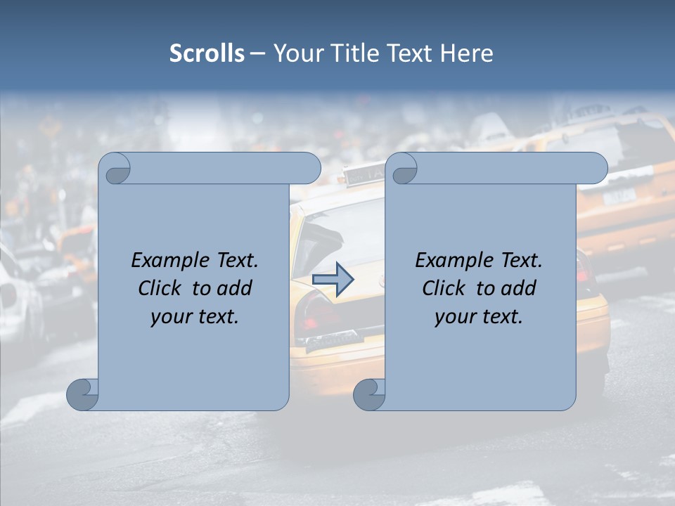 Capital Road Touristy PowerPoint Template