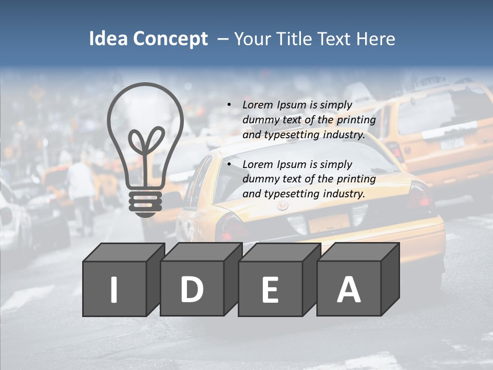 Capital Road Touristy PowerPoint Template