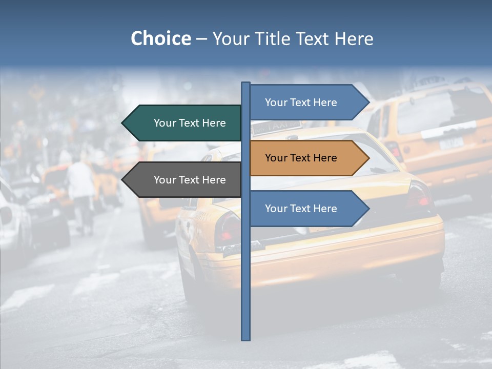 Capital Road Touristy PowerPoint Template