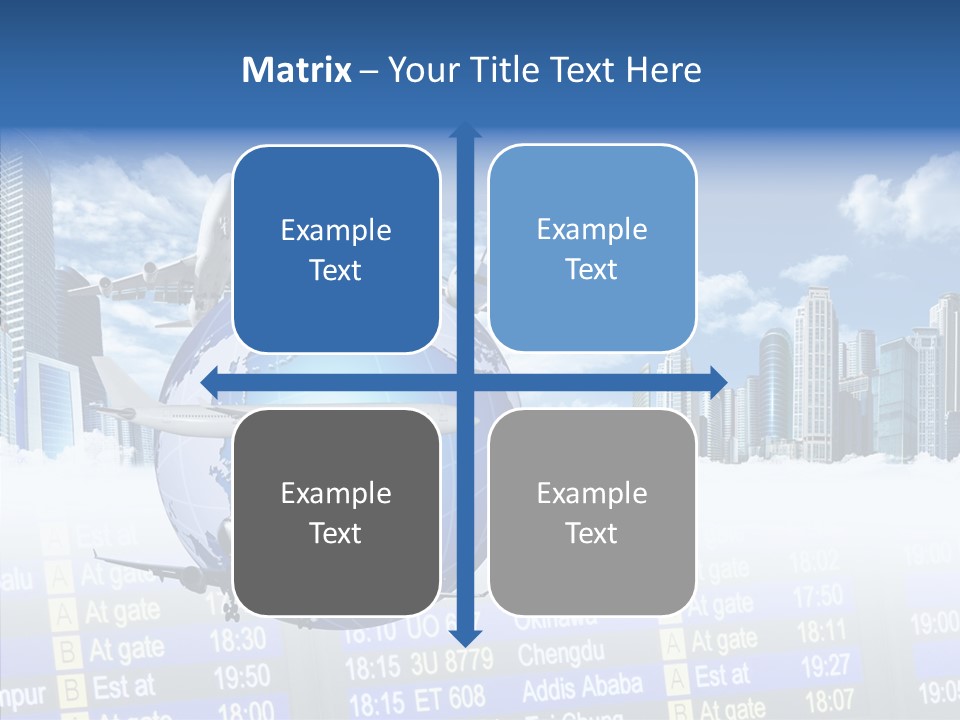 Vivid Vacation Oia PowerPoint Template