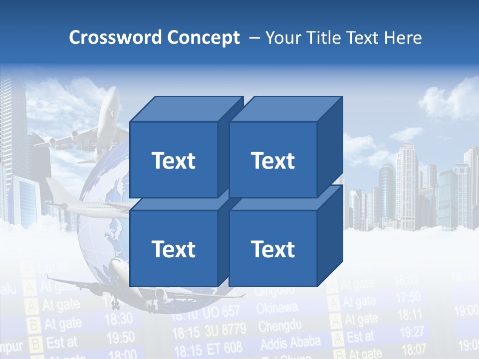 Vivid Vacation Oia PowerPoint Template