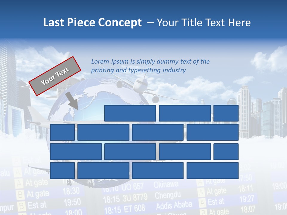 Vivid Vacation Oia PowerPoint Template