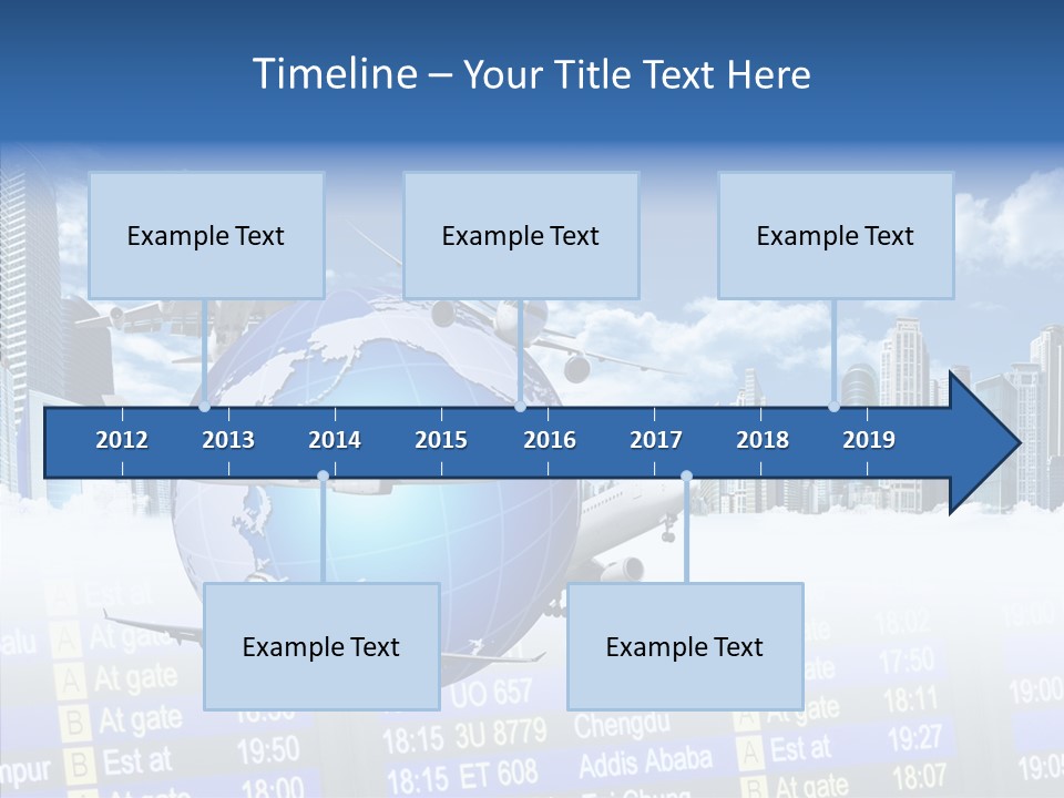 Vivid Vacation Oia PowerPoint Template