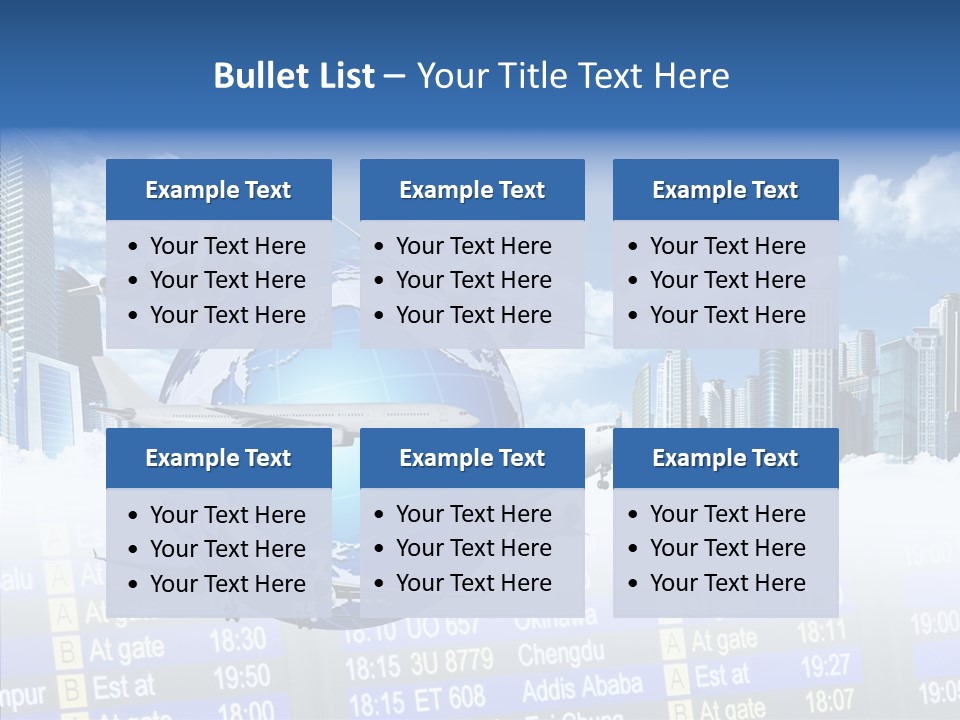 Vivid Vacation Oia PowerPoint Template