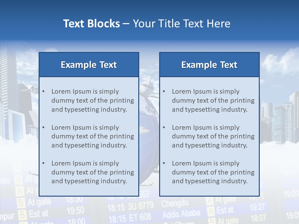 Vivid Vacation Oia PowerPoint Template