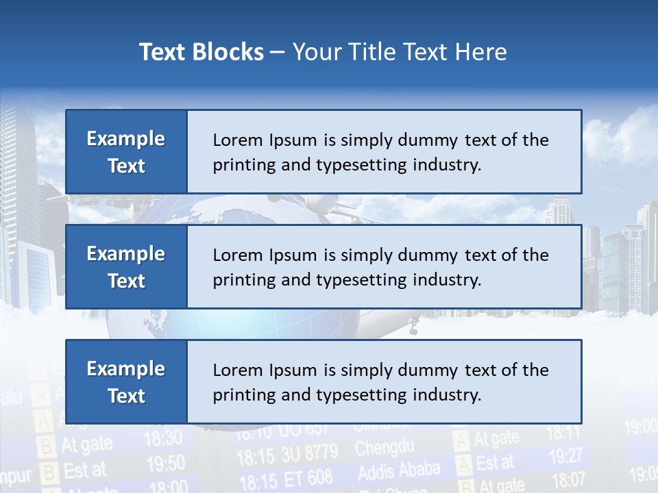 Vivid Vacation Oia PowerPoint Template